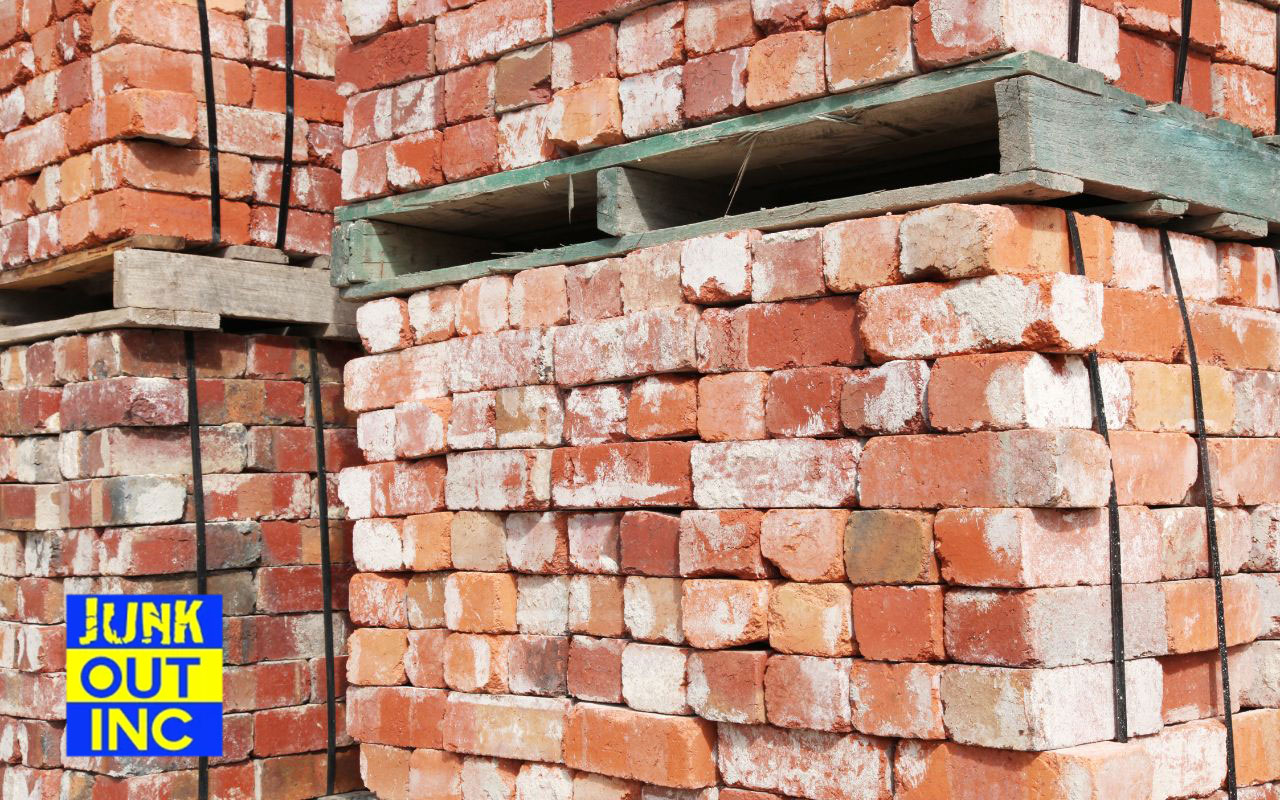 Visiting a brick recycling center for eco-friendly disposal.